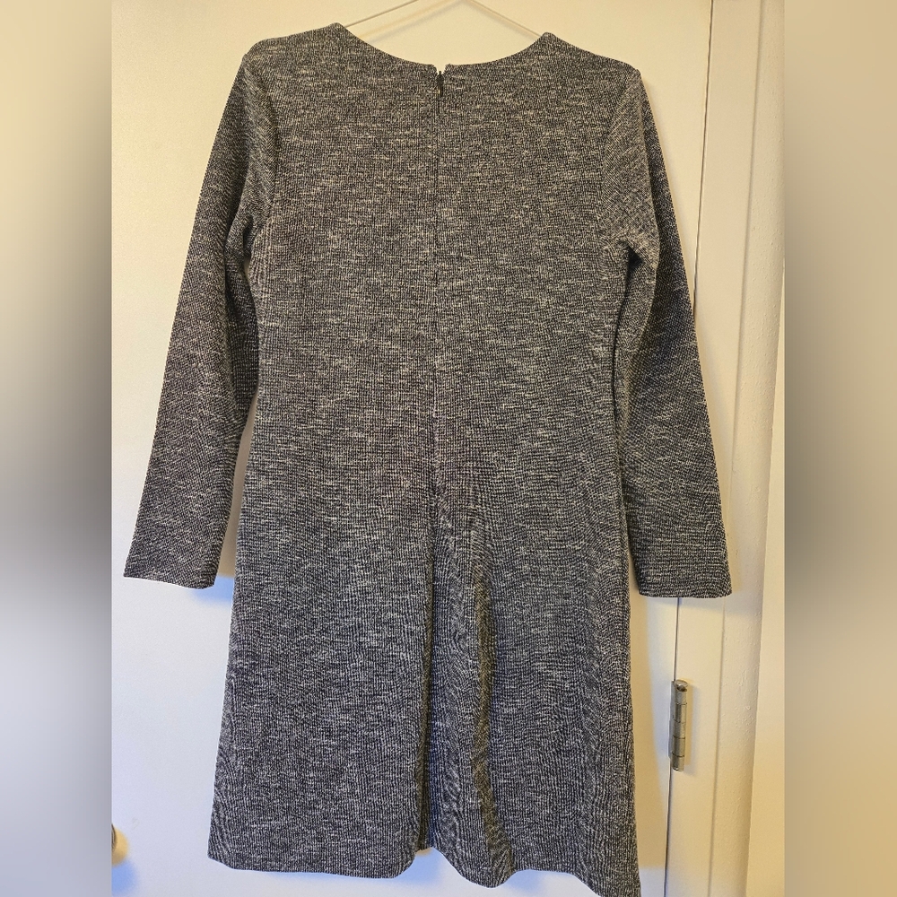 EUC Ann Taylor Pearl Dress Gray, Lined - Picture 6 of 9